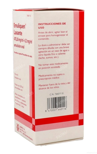 Emuliquen laxante 
