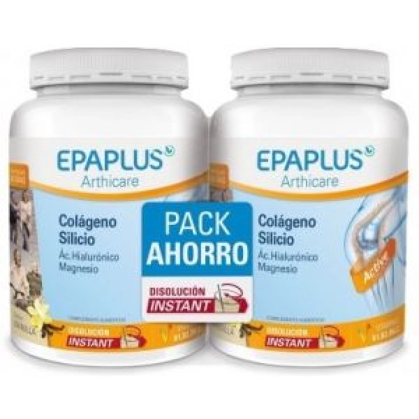 EPAPLUS Arthicare Colageno Silicio Vainilla Pack Ahorro EPAPLUS Arthicare Colageno Silicio Vainilla Pack Ahorro