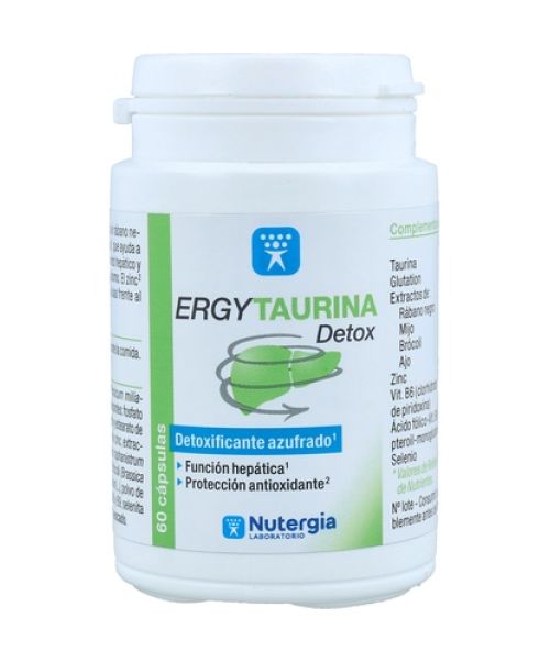 Ergytaurina Detox - Favorece los procesos de eliminación del organismo.