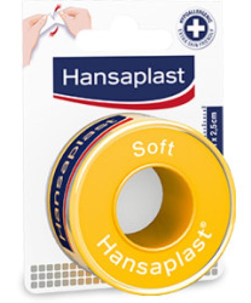 Esparadrapo soft  - Para una fijación segura de vendajes, apósitos, gasas y equipo médico.