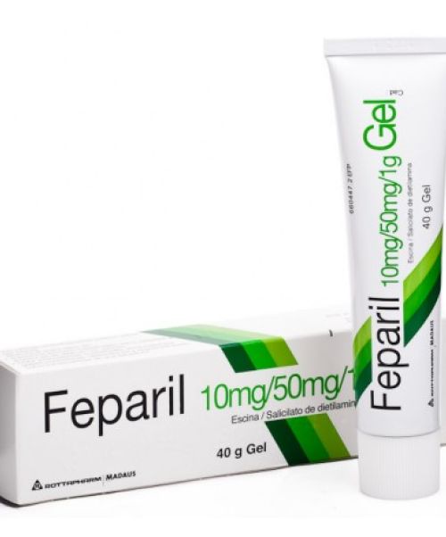 Feparil Gel  - Es un gel para tratar las varices, los hematomas y los golpes. Mejoran la circulación ayudando a los trastornos venosos, la pesadez de piernas y los moratones.
