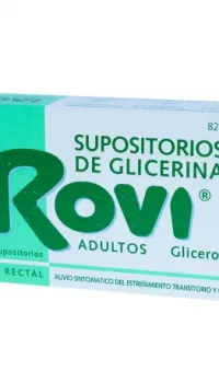 Supositorios glicerina rovi adultos