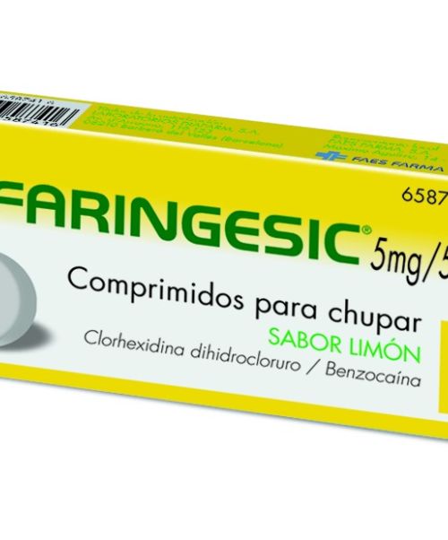 Faringesic limón - Calman el dolor y el picor de garganta. Posee además en su composición un anestésico con lo que adormece un poco la zona. 