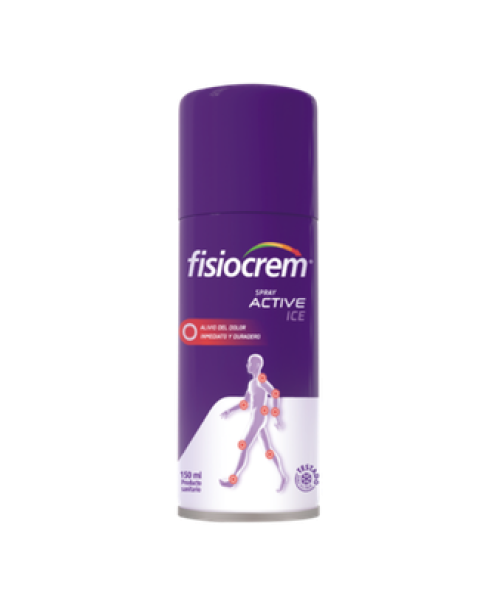 Fisiocrem Spray Active - Spray efecto frío inmediato. Es una solución efectiva indicada para aliviar el dolor de pequeñas dolencias proporcionando un efecto frío inmediato.