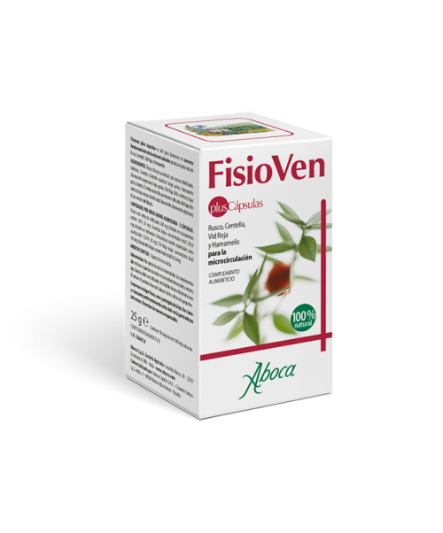 FisioVen Plus - Contribuye al bienestar de las piernas mejorando la circulación sanguínea, gracias al Rusco, la Centella, la Vid Roja y el Hammamelis.