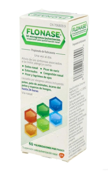 Flonase 50 mcg/pulsación