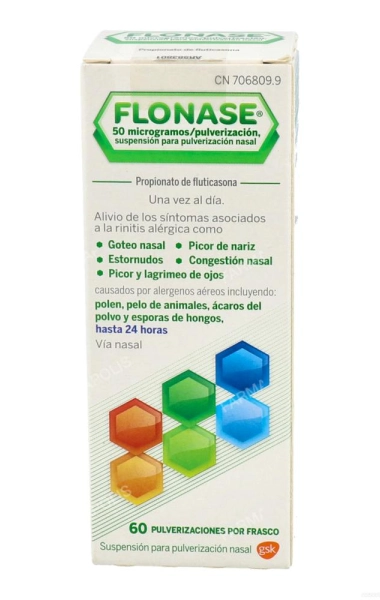 Flonase 50 mcg/pulsación