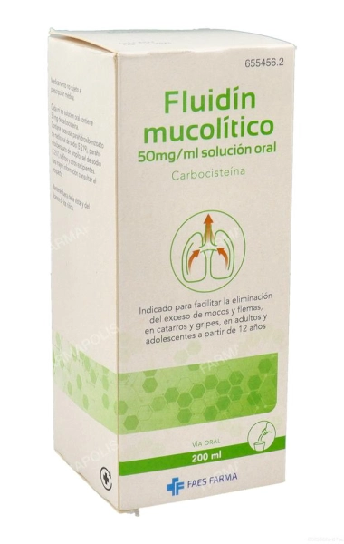 Fluidin mucolíico 250mg/5ml 