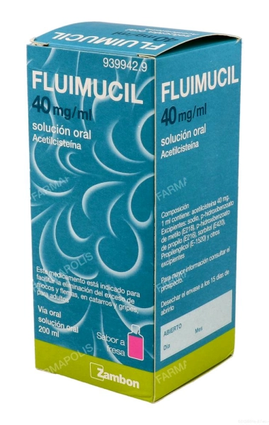 Fluimucil 40mg/ml