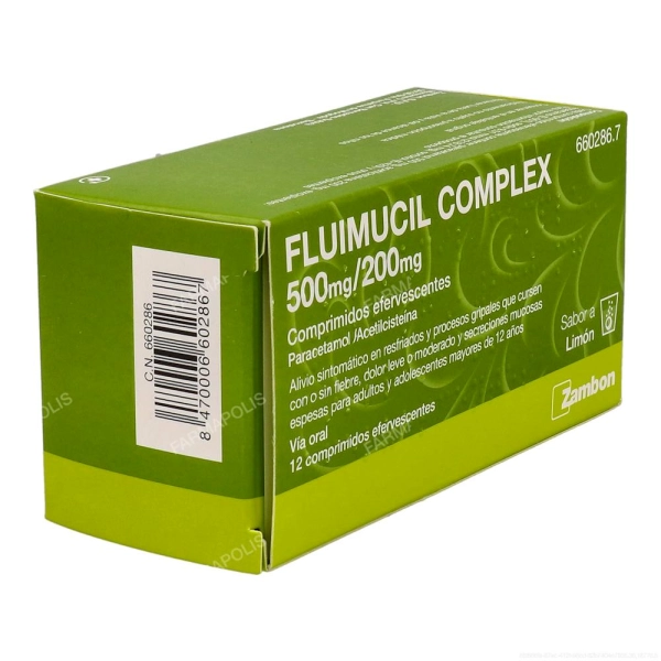 Fluimucil complex 500mg/200mg