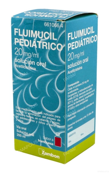 Fluimucil pediatrico 20mg/ml