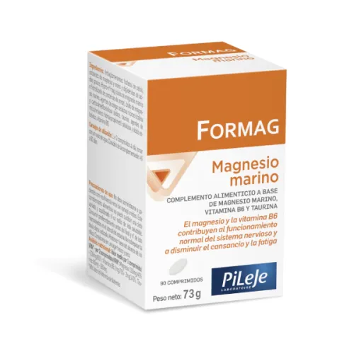  - Complemento alimenticio a base de óxido de magnesio, Hypo-ri Mag, vitamina B6 y taurina.