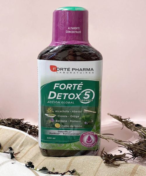 Forte Detox 5 Órganos - Tiene acción detoxificante, purificadora y remineralizante.