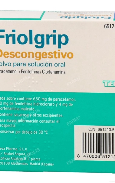 Friolgrip descongestivo