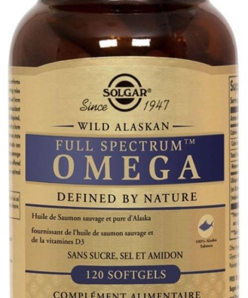 Full Spectrum Omega  - Aporte de ácidos grasos necesario para el corazón, ojos, piel, mucosas... El aceite de Salmón Salvaje de Alaska aporta todo el espectro de los ácidos grasos.