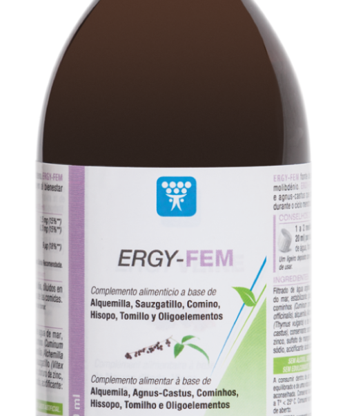 Ergyfem  - Ergyfem es un complemento alimenticio que ayuda a mantener el confort antes y durante el ciclo menstrual.