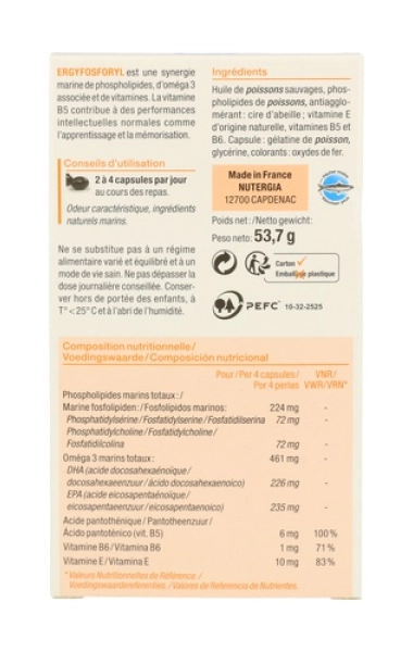 Contribuye al normal rendimiento intelectual.