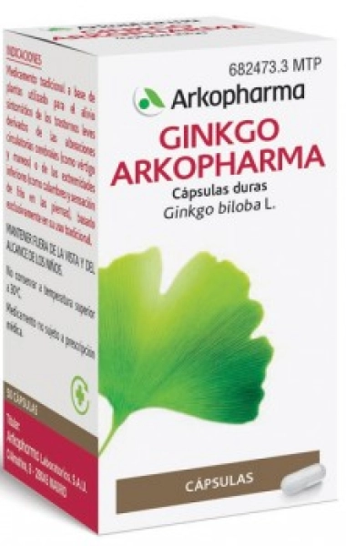 Arkocápsulas ginkgo (180 mg)