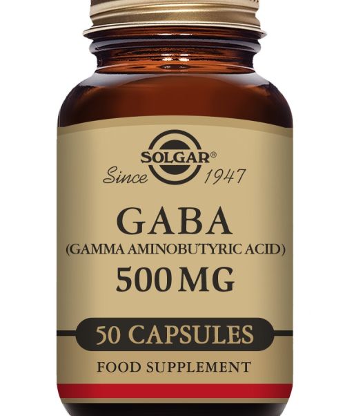 Gaba 500 mg. - Permite recuperar la tranquilidad en momentos de estrés o de problemas de insomnio, también puede ayudar a dejar de fumar.