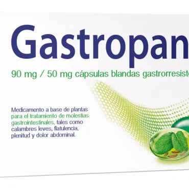  - Medicamento natural con aceites esenciales para las molestias gastrointestinales.