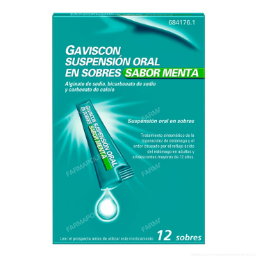  - Son unos sobres para tragar directamente de sabor a menta para la acidez gástrica o ardor de estómago. Actúan modificando el pH del estómago.