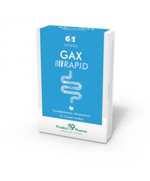 Gax Rapid - Favorecen la eliminación de los gases intestinales, la digestión y el equilibrio microbiano. Este complemento a base de extractos vegetales es útil si tienes hinchazón abdominal que cursan con gases.<p align=left> <br>
