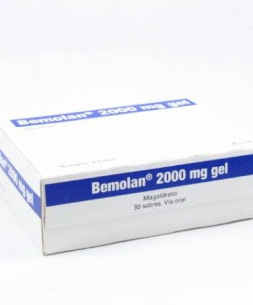 Bemolan  2 g  - Son unos sobres antiácidos para calmar el ardor o acidez de estómago. 