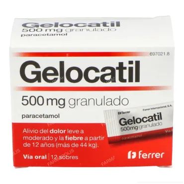  - Paracetamol para tratar los diferentes tipos de dolores, bajar la fiebre y calmar el malestar general. Válidos para el dolor de cabeza, de muelas, de boca en general, de regla, de espalda, golpes...