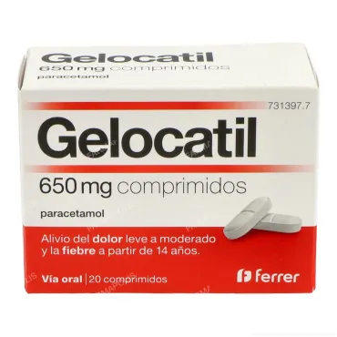  - Paracetamol para tratar los diferentes tipos de dolores, bajar la fiebre y calmar el malestar general. Válidos para el dolor de cabeza, de muelas, de boca en general, de regla, de espalda, golpes...