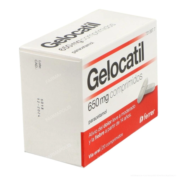 Gelocatil 650 mg Gelocatil 650 mg