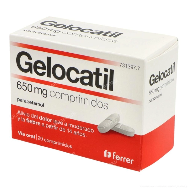 Gelocatil 650 mg