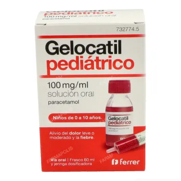  - Paracetamol para niños para tratar los diferentes tipos de dolores, bajar la fiebre y calmar el malestar general. Válidos para el dolor de cabeza, de muelas, de boca en general, de regla, de espalda, golpes...