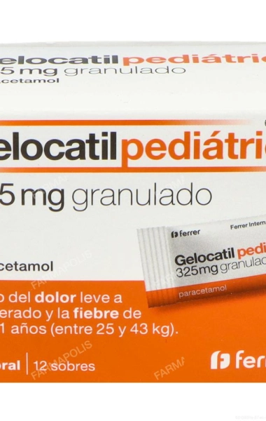 Gelocatil Pediátrico 325 mg Gelocatil Pediátrico 325 mg