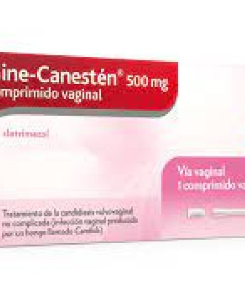 Gine Canesten 500 mg - Trata los síntomas de picor y escozor vaginal causados por una candidiasis vaginal.