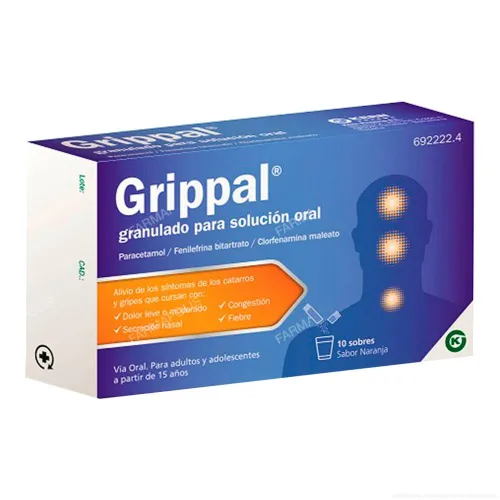  - Trata todos los síntomas asociados a la gripe. Calman el malestar general, disminuyen la fiebre y cortan la congestión nasal. 