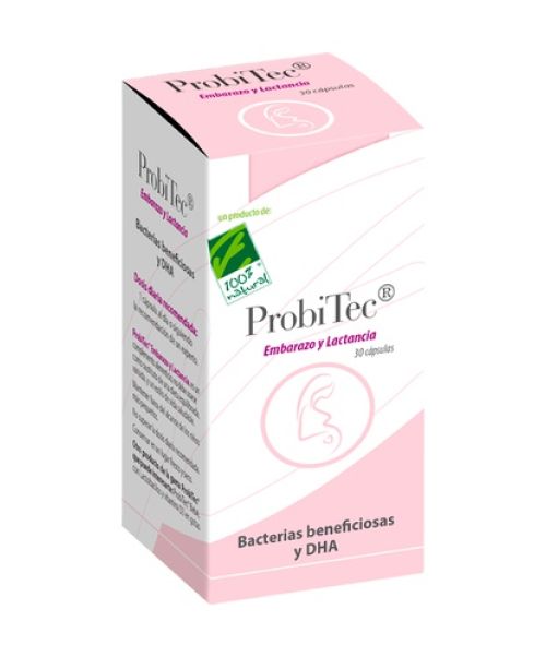 Probitec Embarazo y Lactancia - Es un probiótico que contribuye al desarrollo normal de los ojos y del cerebro del feto y del lactante, cuando son alimentados con leche materna.