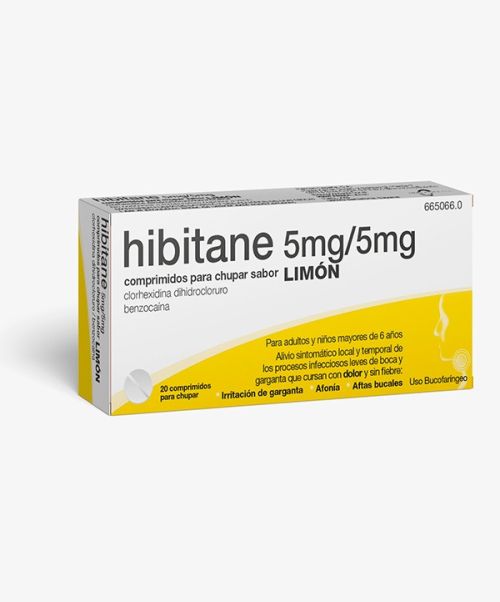 Hibitane forte limón - Calman las infecciones leves de boca y/o garganta. 