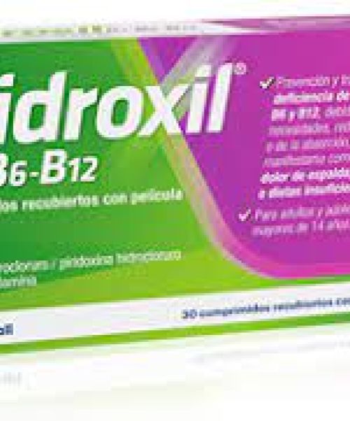 Hidroxil B1 B6 B12 -  Es un medicamento indicado para tratar los estados carenciales de vitaminas B1, B6 y B12.