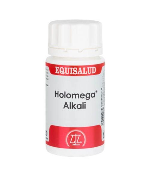 Holomega Alkali - Alcalinizante del cuerpo. Conjunto de sales, vitaminas y minerales, muy eficaces para contrarrestar el exceso de acidez en el organismo, produciendo a su vez la necesaria remineralización, debido a las pérdidas de minerales que se ocasionan en el organismo para compensar la acidez.