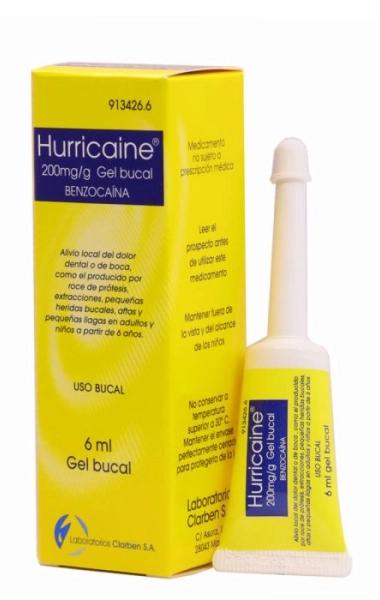 Hurricaine gel 200mg/ml Hurricaine gel 200mg/ml