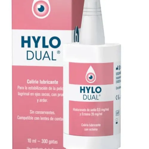  - Colirio para sequedad ocular con ectoína y ácido hialurónico. Calma los síntomas de la alérgia como el picor y el quemazón bajando la inflamación.