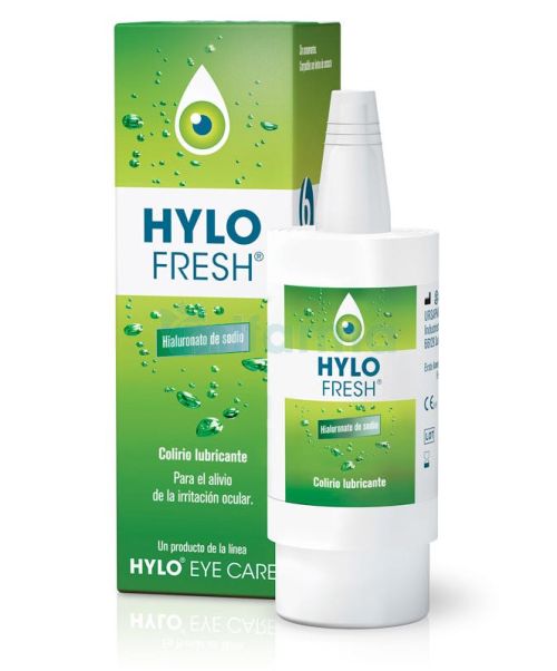 Hylo Fresh - Colirio para el alivio de la irritación y ardor ocular en caso de ojos secos e irritados. Sin conservantes.<br>