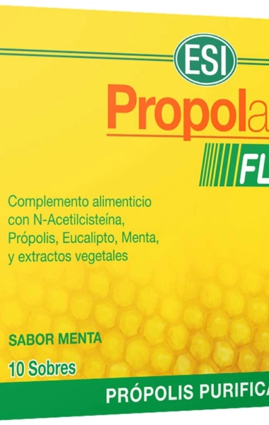Propolaid Flu Caja de Propolaid Flu para tratar la gripe.