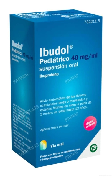 Ibudol pediátrico 40mg/ml 