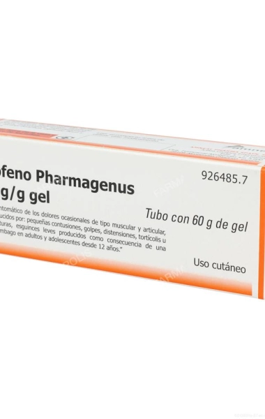 Ibuprofeno pharmagenus 50mg/g
