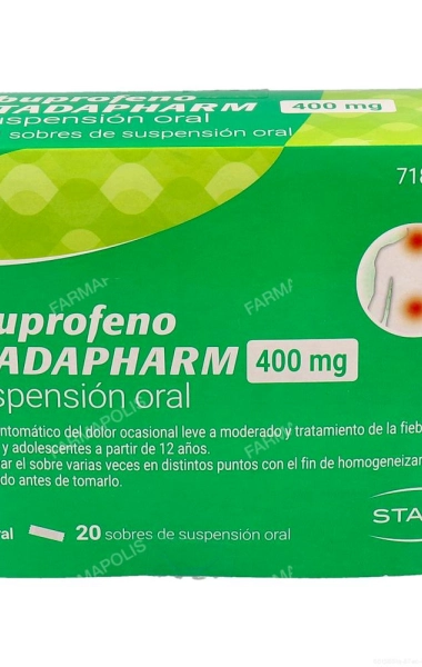 Ibuprofeno stadapharm 400mg Ibuprofeno stadapharm 400mg