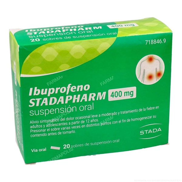 Ibuprofeno stadapharm 400mg