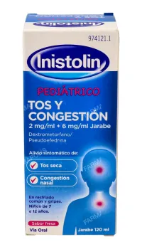 Inistolin pediátrico tos y congestión