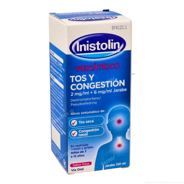 Inistolin pediátrico tos y congestión
