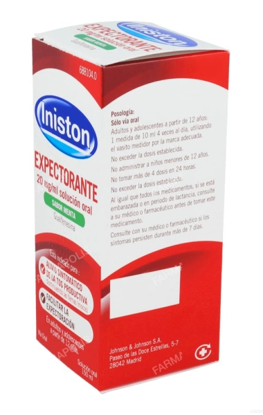 Iniston expectorante 20mg/ml